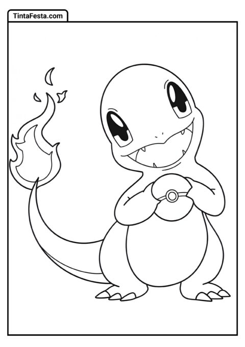 Charmander Adorável Pokémon